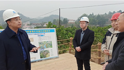 石鎮槐督導調研遂星實業公司重點項目建設工作